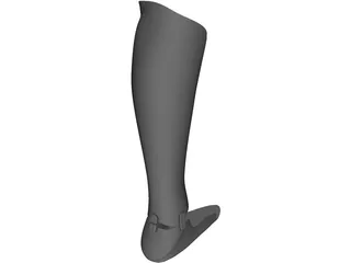 Orthopedic Leg Brace 3D Model preview