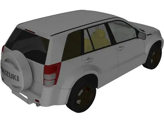 Suzuki Grand Vitara (2008) 3D Model preview