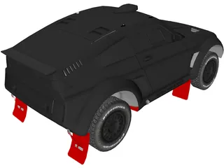 Mitsubishi Pajero EVO MPR11 3D Model preview