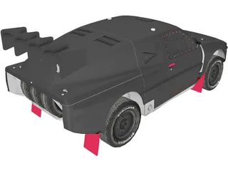 Nissan Pickup Dakar 3D Model preview