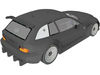 BMW Z3M 3D Model preview