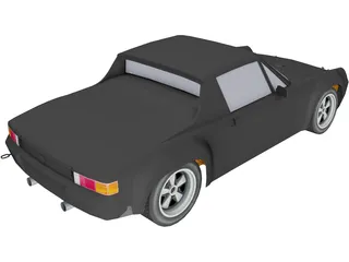 Porsche 914 GT 3D Model preview