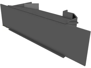 Beach House 3D Model preview