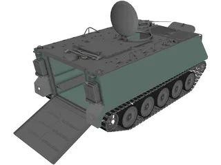 M113 A1 3D Model preview