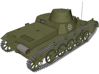 Panzer I 3D Model preview