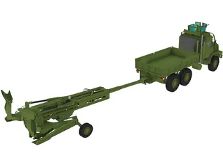 MTVR with LW155 3D Model preview