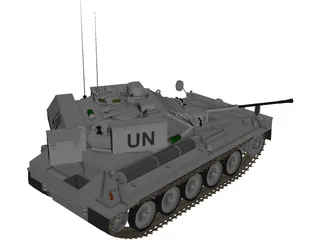 FV 107 3D Model preview