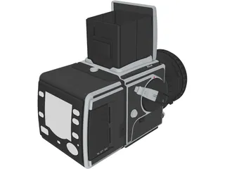 Hasselblad 503cw 3D Model preview