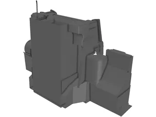 Durmax Turbo Diesel 6.6 Engine 3D Model preview
