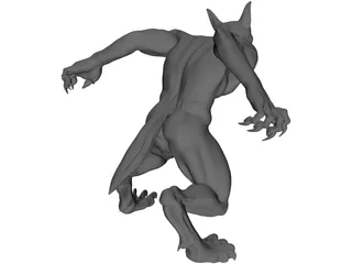 Werewolf 3D Model preview