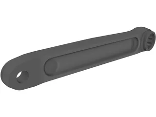 Race Face Turbine Left Crank 3D Model preview