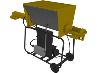 Turbomix Constructions Equipment 3D Model preview