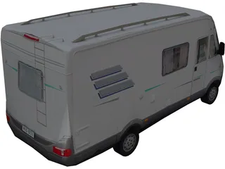 Mini-Bus 3D Model preview