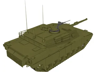 M1A1 Abrams 3D Model preview