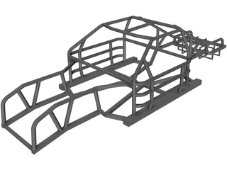 NASCAR Chassis 3D Model preview