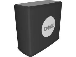 Dell Workstation 3D Model preview