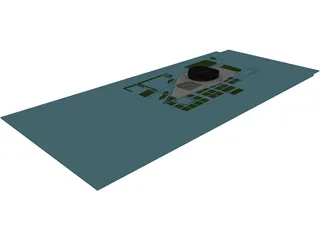 Bird Nest Stadium 3D Model preview