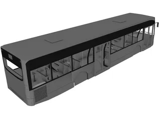 Van Hool A300 Bus Body 3D Model preview