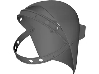 Welding Mask 3D Model preview