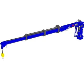 Loader Crane 3D Model preview
