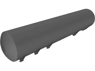 Gas Tank 3D Model preview