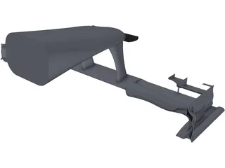 F1 Front Wing 3D Model preview
