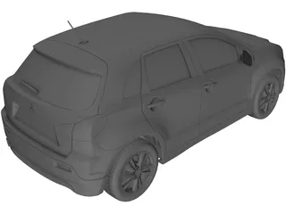 Mitsubishi ASX 3D Model preview