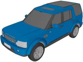 Land Rover Discovery 4 3D Model preview
