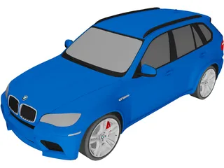 BMW X5M 3D Model preview