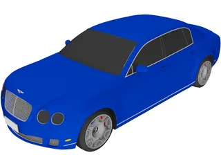 Bentley Continental Flying Spur 3D Model preview