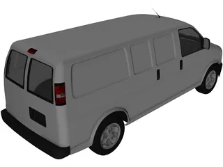 GMC Savana 3D Model preview
