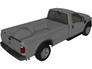 Ford F-250 3D Model preview
