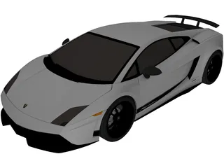 Lamborghini Gallardo LP570-4 Superleggera (2011) 3D Model preview