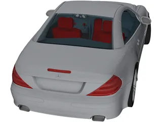 Mercedes-Benz SL55 AMG 3D Model preview
