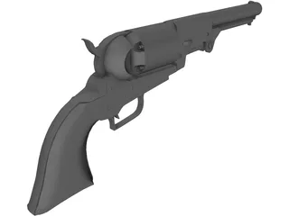 Colt Dragoon 3D Model preview