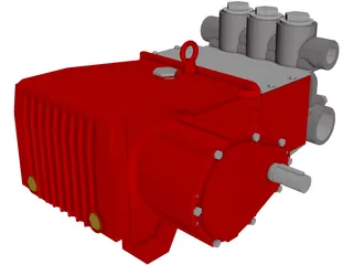 High Pressure Pump 3D Model preview