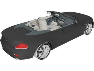 BMW 6-Series Convertible 3D Model preview