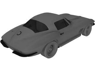 Chevrolet Corvette 3D Model preview