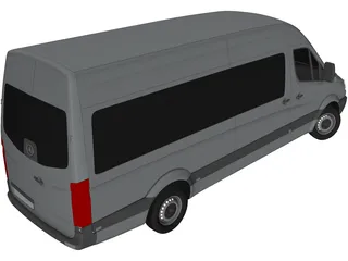 Mercedes-Benz Sprinter (2011) 3D Model preview