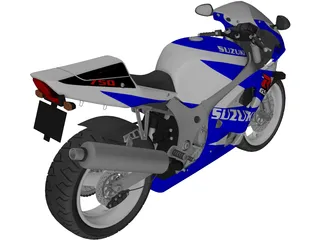Suzuki GSX-R 750 3D Model preview