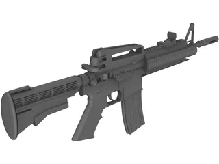 M4A2 Colt 3D Model preview