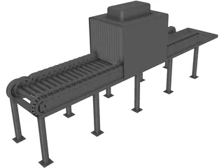 Conveyor 3D Model preview