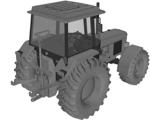 Tractor 3D Model preview