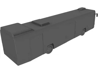 Volvo Bus 3D Model preview