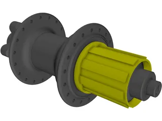 Brake Hub Hope MTB 3D Model preview