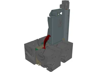 Coin Acceptor 3D Model preview