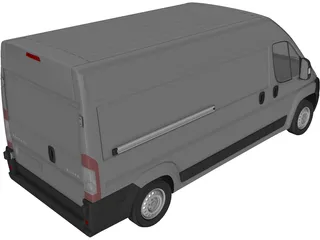 Peugeot Boxer 3D Model preview