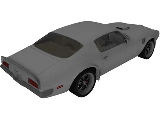 Pontiac Firebird Trans Am SD-455 (1973) 3D Model preview