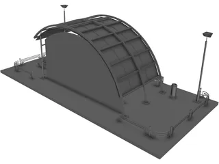 Building Compound 3D Model preview