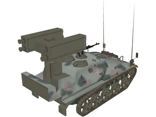 Weisel Ozelot 3D Model preview